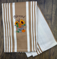 Thanksgiving Embroidered Premium Kitchen Towels