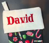 Personalized Reversible Christmas Stocking