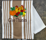 Thanksgiving Embroidered Premium Kitchen Towels