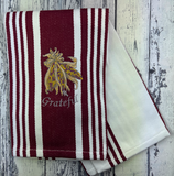 Thanksgiving Embroidered Premium Kitchen Towels