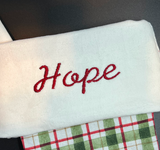 Personalized Reversible Christmas Stocking