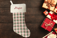 Personalized Reversible Christmas Stocking