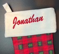 Personalized Reversible Christmas Stocking